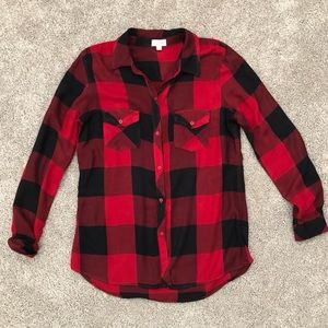 Maison Jules Buffalo Check Shirt- Medium
